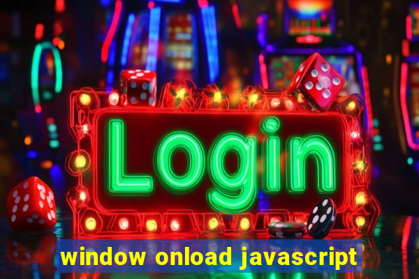 window onload javascript